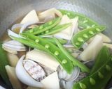 春野菜とあさりの黒酢煮作り方5写真