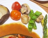ブリのムニエル❀簡単バルサミコ野菜ソース作り方5写真