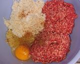 中からトロッと簡単！チーズinハンバーグ作り方3写真