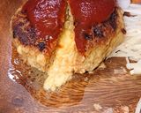 中からトロッと簡単！チーズinハンバーグ作り方6写真
