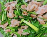 合わせ調味料で簡単！豚肉とニラの中華炒め作り方6写真