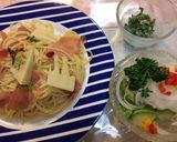 木の芽と筍のペペロンチーノ、生ハムと共に作り方6写真