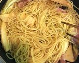 春野菜の和風バター醤油パスタ作り方11写真