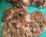 鶏肉とコンニャクとごぼうのテリチキ風♡作り方7写真