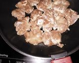 鶏肉とコンニャクとごぼうのテリチキ風♡作り方8写真
