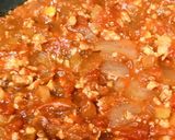 簡略☆鶏ひき肉のボロネーゼソース・パスタ作り方3写真