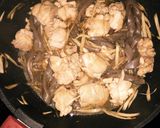 鶏肉とコンニャクとごぼうのテリチキ風♡作り方11写真