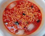 トマトとアボカドの夏のひんやり辛ラーメン作り方3写真