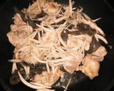 鶏肉とコンニャクとごぼうのテリチキ風♡作り方10写真