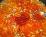 ほんのりカレー風味のミートソース丼作り方8写真