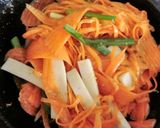 人参とかまぼこのワサビ醤油入りオイル漬け作り方5写真