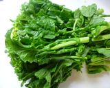 チョップ野菜ドレで菜花サラダ作り方1写真
