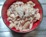 鳥皮と大根の煮物作り方3写真