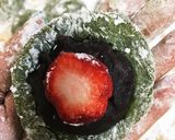 ヨモギ 苺大福レンジで簡単作り方12写真