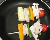 ごちそう！豚コマ＆ごまダレ串焼きサラダ作り方6写真