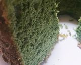 生のよもぎでつくるシフォンケーキ作り方23写真