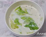 ☆レタスたっぷり豆乳スープ☆作り方3写真