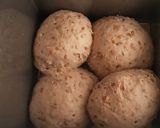 自家製天然酵母の胡桃入り全粒粉食パン作り方5写真