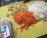 大根と油揚げとしらすのキンピラ作り方1写真