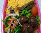 春の味しろ菜マーマレード和え☆お弁当彩り作り方6写真