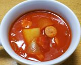 野菜ジュース！かんたん時短ミネストローネ作り方5写真
