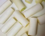 モツ煮込み残り✿焼きネギ入れ アレンジ❓作り方2写真