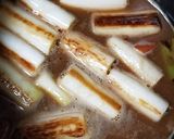 モツ煮込み残り✿焼きネギ入れ アレンジ❓作り方4写真