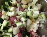 タケノコ入りハンバーグ作り方3写真