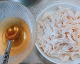 クラゲときゅうり、ササミの中華風酢の物作り方5写真
