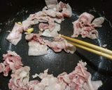 アスパラ･豚バラ･たまご炒め作り方3写真