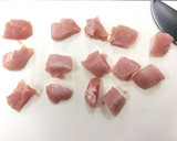 簡単！キウイで軟らか・鶏むね肉の唐揚げ作り方1写真