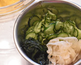 きゅうりとくらげの中華風酢の物【作り置き作り方1写真