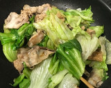 豚肉とレタスのオイスターソース炒め☆作り方3写真