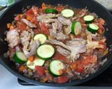 カチャトーラ風 鶏もも肉のトマト煮込み作り方6写真