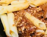 簡略☆鶏ひき肉のボロネーゼソース・ペンネ作り方4写真