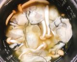 牡蠣としめじの炊き込みご飯作り方2写真