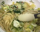 おかひじきとキャベツのパスタ作り方5写真