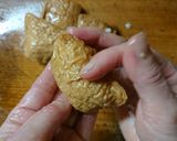 春の可愛い猫ニャンコ稲荷(いなり)寿司♫作り方10写真