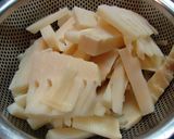 たけのことフキのキンピラ✿作り方3写真