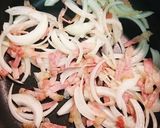 新玉・カニかまホワイトソースパスタ作り方3写真
