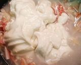 新玉・カニかまホワイトソースパスタ作り方5写真