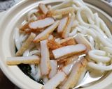 コシアブラなど山菜入りなべ焼きうどん作り方5写真