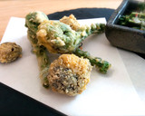 筍、こごみ、ふきのとうの塩漬けの山菜料理作り方15写真