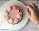 簡単！かわいい！いちごのレアチーズケーキ作り方10写真