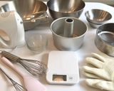 簡単ふわふわピンクローズのシフォンケーキ作り方1写真