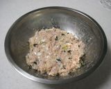 簡単給食 わかめ入りシャキシャキつくね作り方3写真