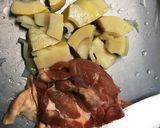 筍と鶏肉の照り焼き風作り方1写真