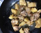 筍と鶏肉の照り焼き風作り方6写真