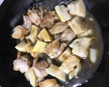 筍と鶏肉の照り焼き風作り方5写真