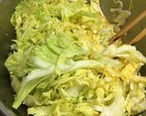 春キャベツのオープンオムレツ作り方6写真
